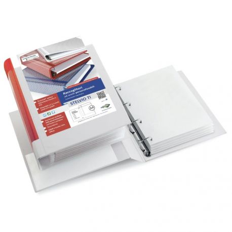Cartella Stelvio 25 A4 4R bianco