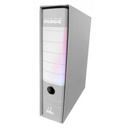 Registratore INSIDE6 protocollo dorso cm 8 grigio