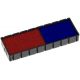 Tampone ricambio E/12/2 per S120WD blu/rosso