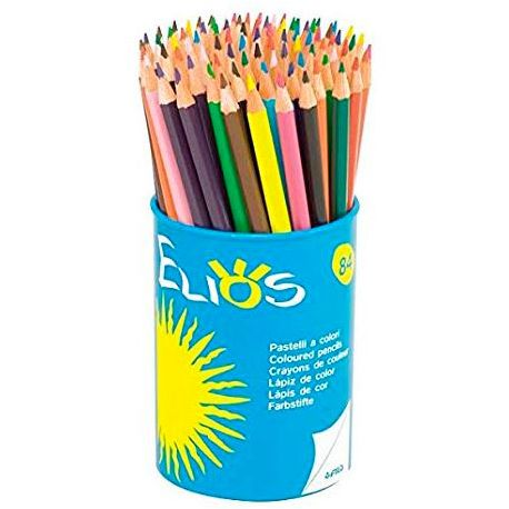 Cf.84 matite colorate Elios in barattolo