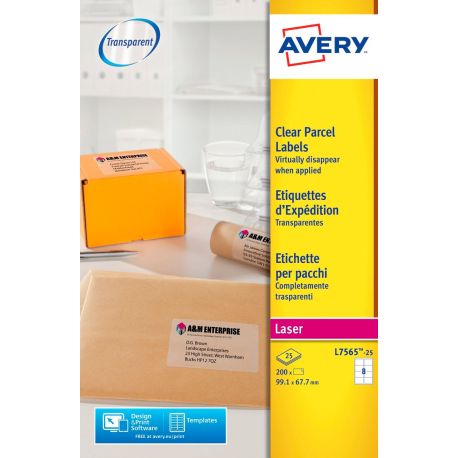 Etichette Avery L7565 99,1x67,7 8et./25fg tras.