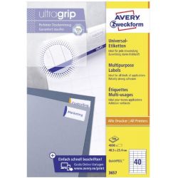 Etichette Avery 3657 48,5x24,5 40et./100fg