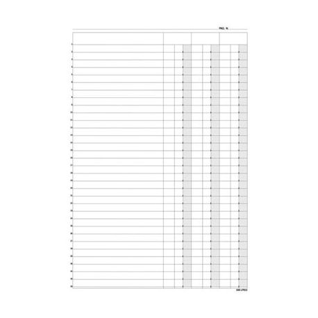 Registro a 3 colonne 50fg 21x29,7 DU132330000