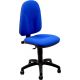 Sedia ergonomica Team blu schienale alto