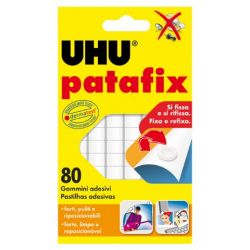 Blister 80 supporti gomma adesiva UHU patafix