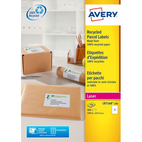 Etichette Avery LR7168 199x143 ric.2e/100fg