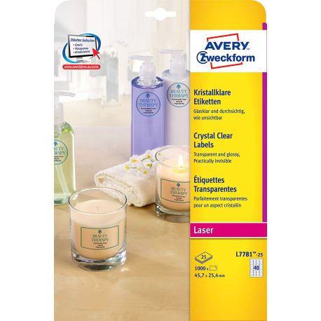 Etichette Avery L7783 96x50,8 10et/25fg