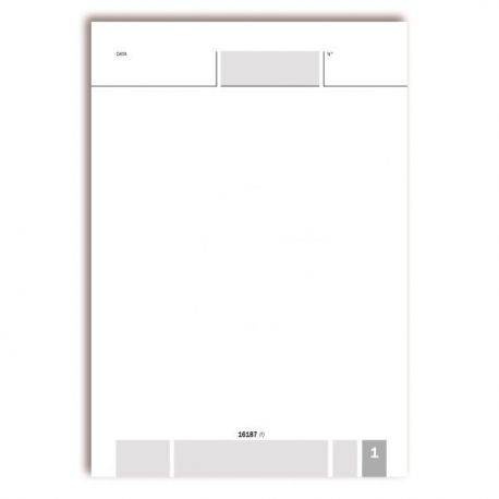 Blocco Buoni Comande 10x16,8 2 copie 25fg DU161870000