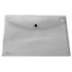 Busta in plastica con bottone Pull In Linea trasparente