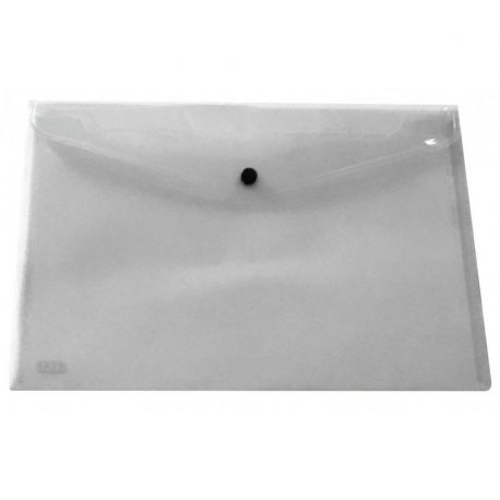 Busta in plastica con bottone Pull In Linea trasparente