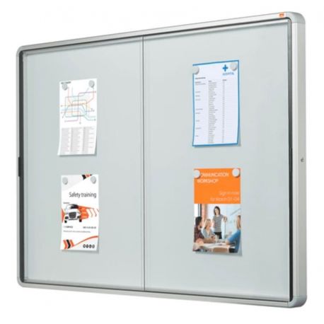 Bacheca 141X100H 18xA4 magnetica per interni ante scorrevoli