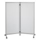 Parete divisoria traslucida Paperflow con ruote