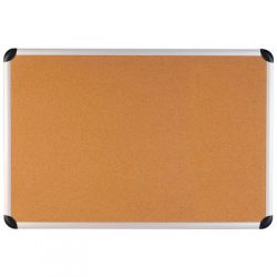 Lavagna sughero 90x120cm bordi alluminio SMART