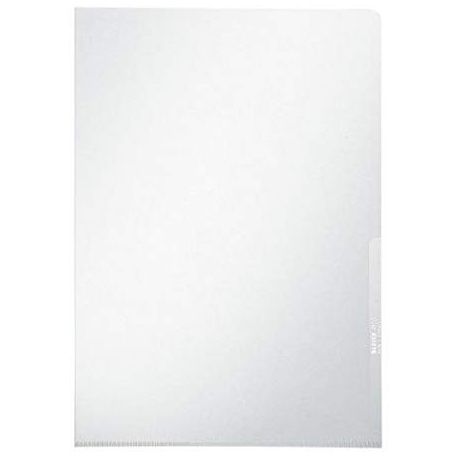 Cartelline PVC "L" 22x30 cf.25pz trasparente 55430