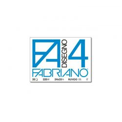 Blocco Fabriano Disegno 4 24x33 20fg Ruvido 220gr