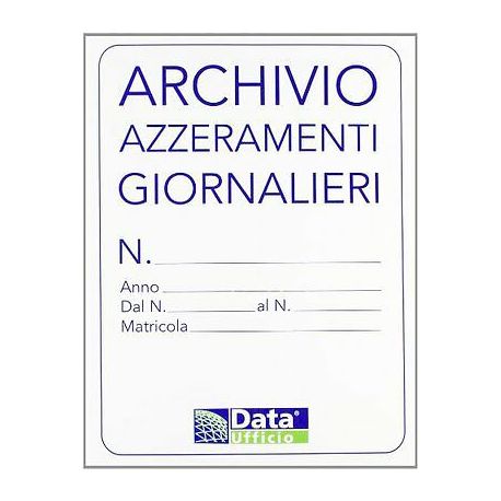 Archivio azzeramento giornaliero 1820AZT00