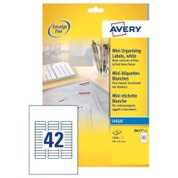 Etichette Avery J8657-25 46x11 42et./25fg