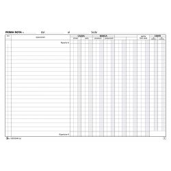 Blocco 50 I nota cassa A4 orizz. RIC DU16831C000