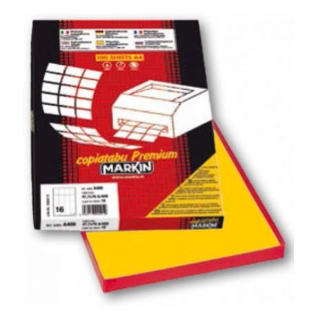 Etichette Copy giallo 190X38 100fg A467