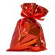 Buste regalo pl. 16x25cm cf.50pz rosso met.