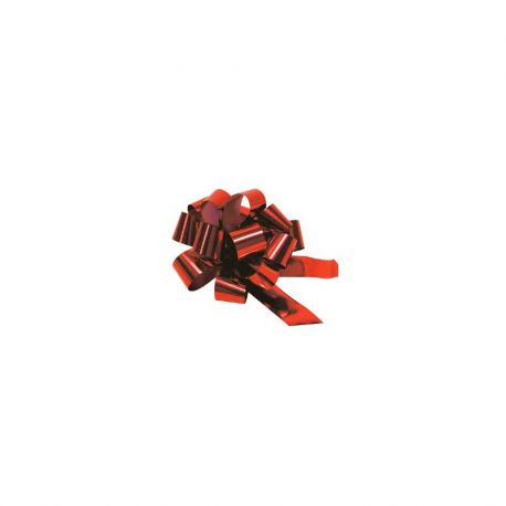 Coccarde Strip Metal diam.12cm cf.30pz rosso