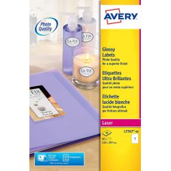 Etichette bianche eff.Glossy L7767-40 210x297 1e/f