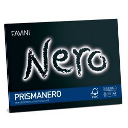 Album Prismanero Favini 24x33 10fg 128gr