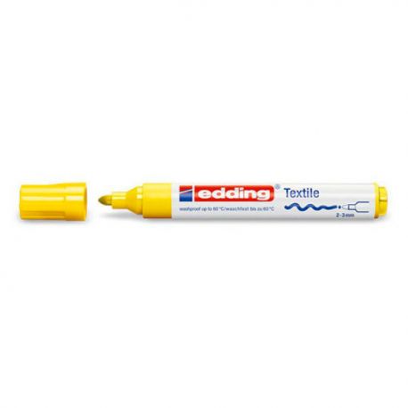 Marker Edding per tessuti 4500 giallo