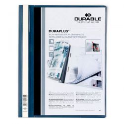 Cartella Duraplus 22x30 con fermaglio blu