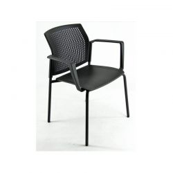 Sedia Meeting LGSPBR nera Unisit