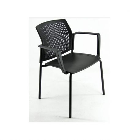 Sedia Meeting LGSPBR nera Unisit