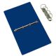 Cartella prespan 4 anelli diam.3 blu