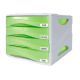 Cassettiera 4 cassetti Smile Arda verde