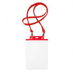 Portanomi Pass 6S-M 10x15cm 10pz c/mosch. rossi