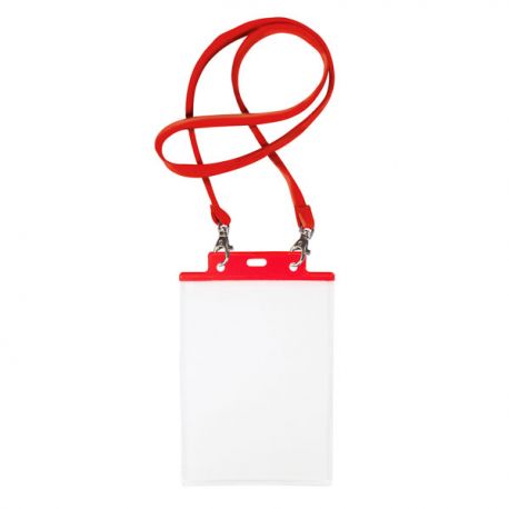 Portanomi Pass 6S-M 10x15cm 10pz c/mosch. rossi