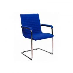 Sedia Sindy Unisit simil pelle blu