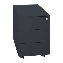 Cassettiera Met. 3 cassetti 41X58X55,3H Antracite