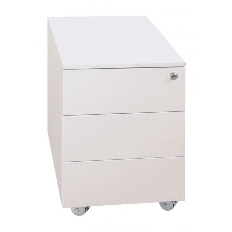 Cassettiera Met. 3 cassetti 41X58X55,3H Bianco