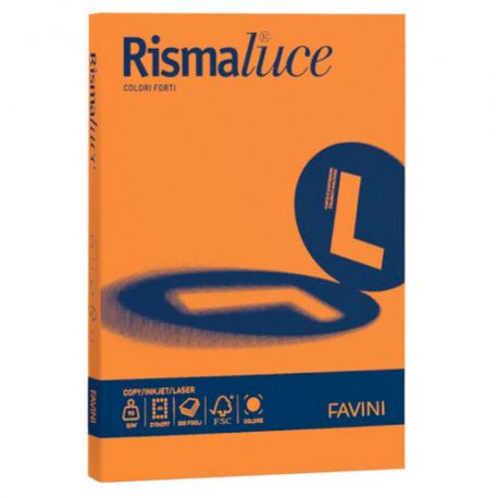 Rismaluce A4 90gr 300fg arancio