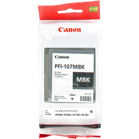 Refill Canon PFI-107BK nero 130ml