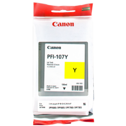 Refill Canon PFI-107Y giallo 130ml