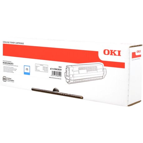 Toner OKI MC-853/873 ciano