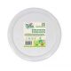 Piatti frutta diam.17cm Mater-Bi biodegradabili cf.25pz