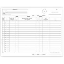 Registro carico-scarico stupefacenti 100pg num.