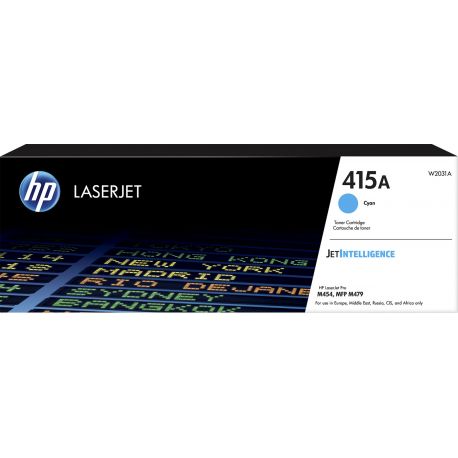 Toner HP W2031A LJ M454DN ciano N.415A 2,1K