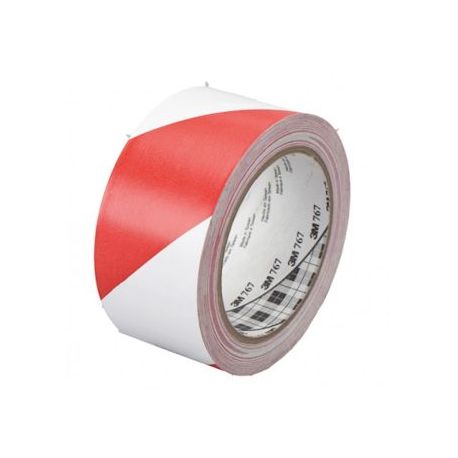 Nastro 3M 767 50x33m in vinile rosso/bianco