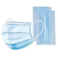 Mascherina chirurgica IIR CE 3 veli azzurra