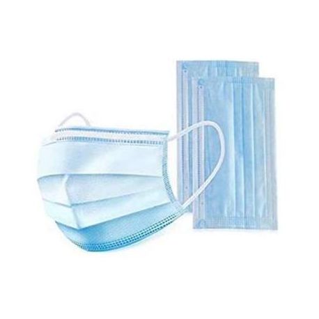 Mascherina chirurgica IIR CE 3 veli azzurra