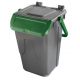 Bidone Ecology MP 35lt 37x37x52 con maniglia verde scuro