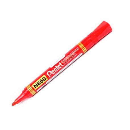 Marker Pentel N850 punta tonda rosso